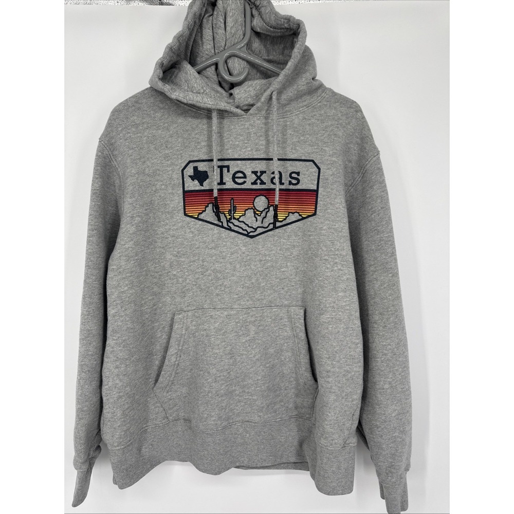 State Of Mine Texas Graphic Hoodie Sunset Large
